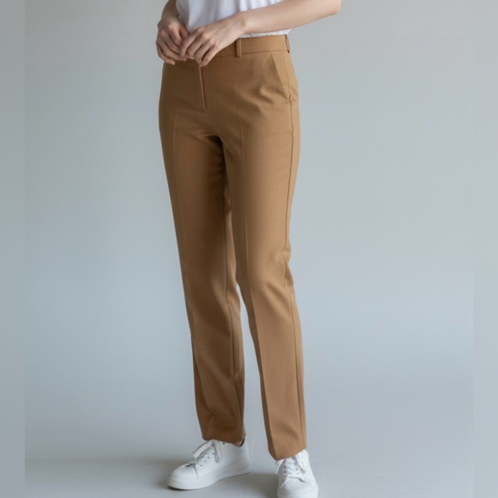 Worthington Straight-Leg Pants in Camel tan size 12